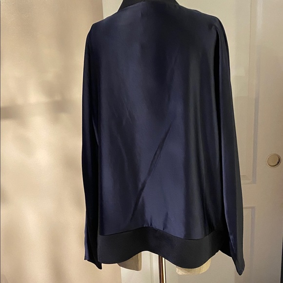 Halston Heritage Navy Blouse - Picture 5 of 9